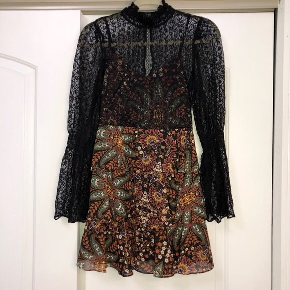 BCBGeneration Floral Ruched Mini Dress - Picture 11 of 13